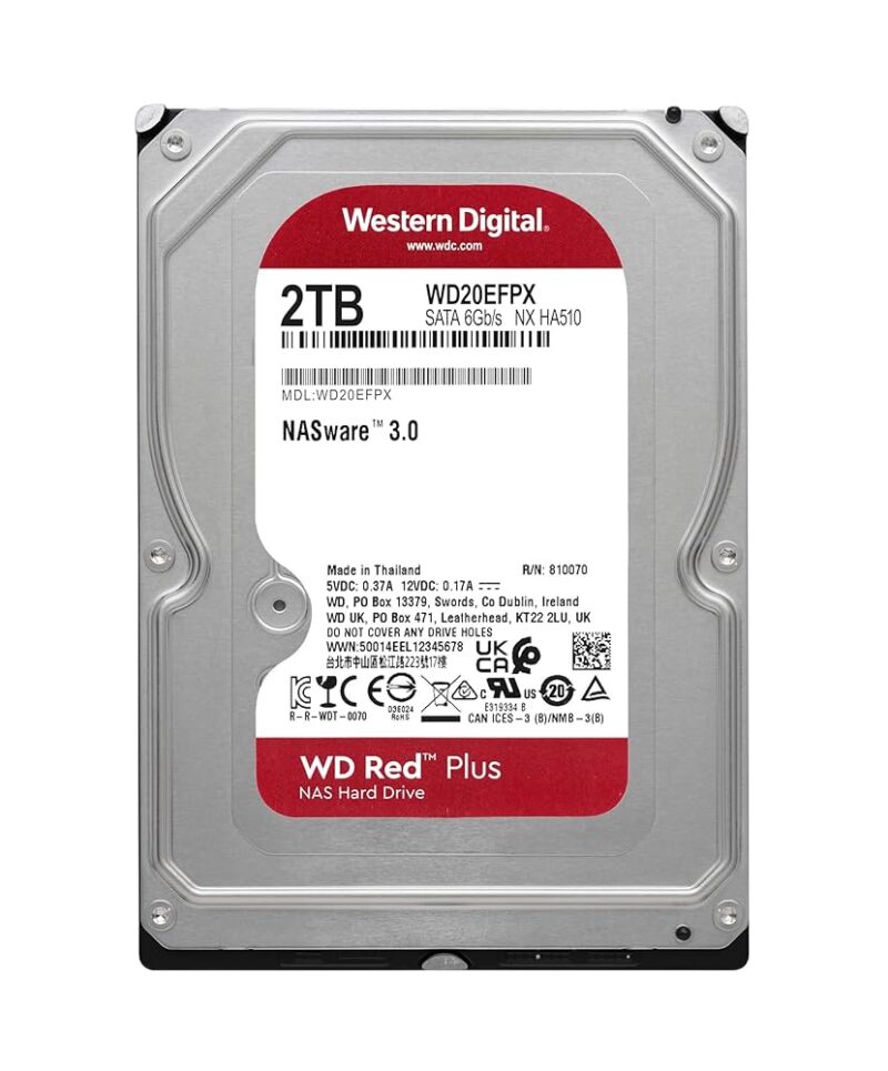 WESTERN DIGITAL RED PLUS WD20EFPX 2TB 256MB 3.5" SATA