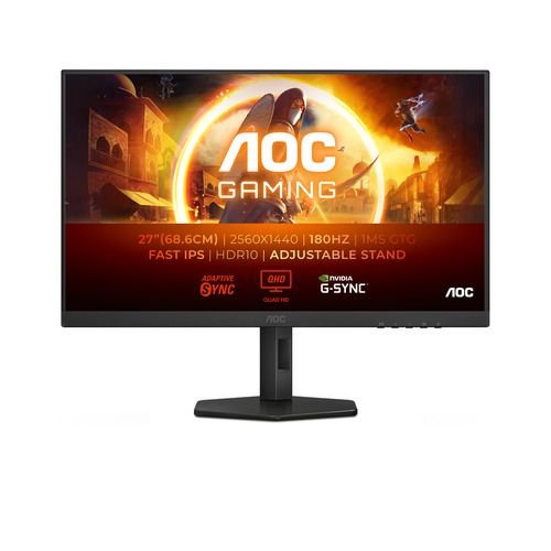Monitor 27" AOC Q27G4XF 180Hz IPS QHD 0,5ms HDMI/DisplayPort - immagine 2