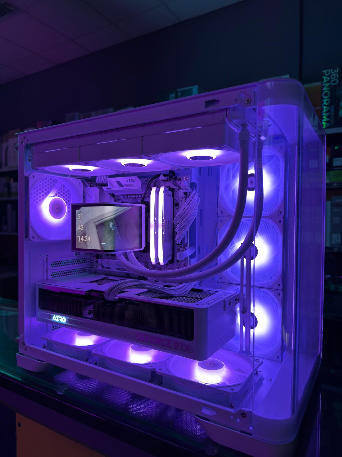GeB GAMING VELGOR WHITE RTX 5070 TI - immagine 4