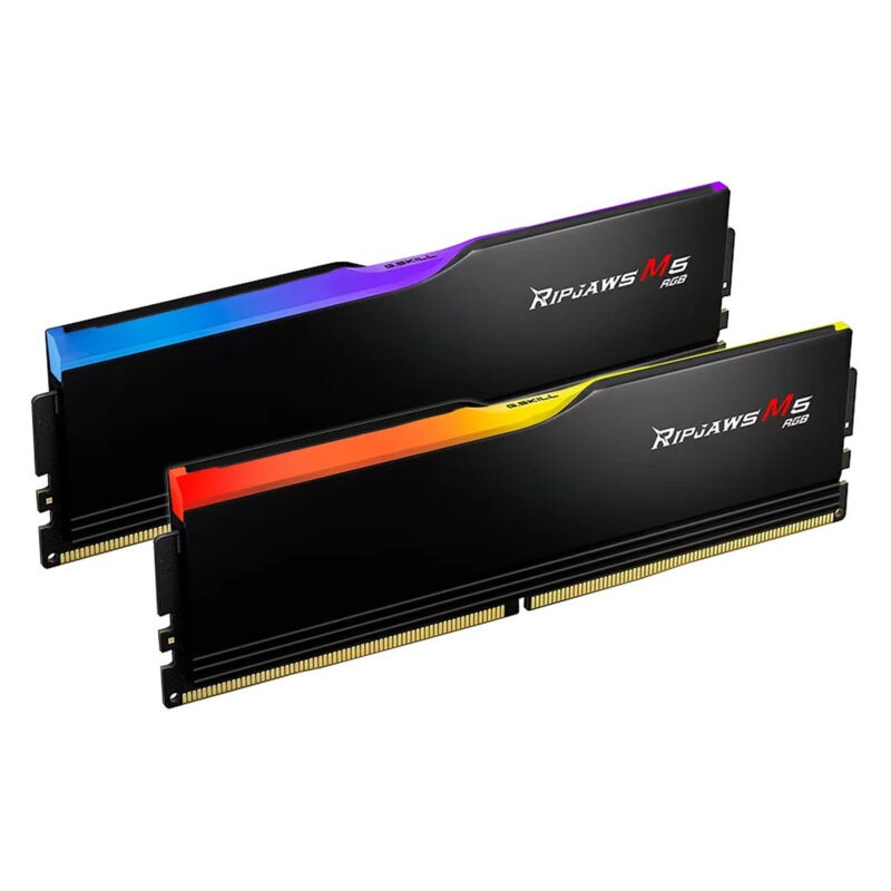 G.SKILL 2X16GB Ripjaws M5 RGB DDR5 6000 CL30 BLACK - immagine 2