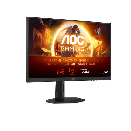 Monitor 27" AOC Q27G4XF 180Hz IPS QHD 0,5ms HDMI/DisplayPort