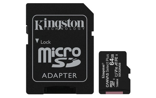 MICRO SD KINGSTON CANVAS PLUS 64GB HC 10