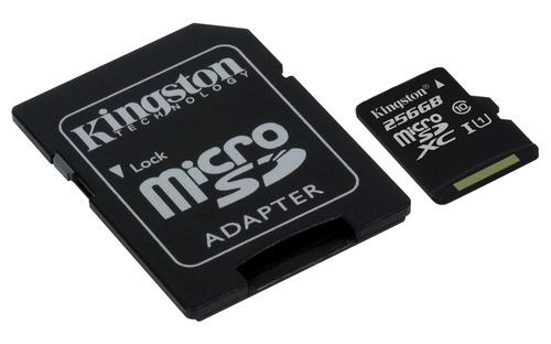 MICRO SD KINGSTON CANVAS 256GB HC 10 - immagine 2