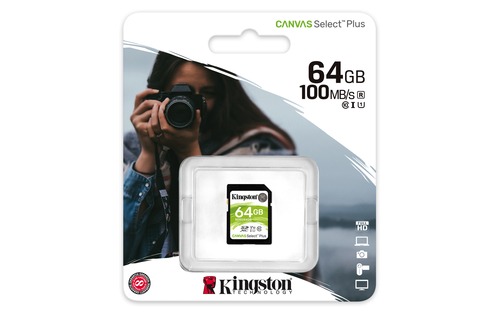 SD KINGSTON CANVAS PLUS 64GB HC 10 - immagine 3