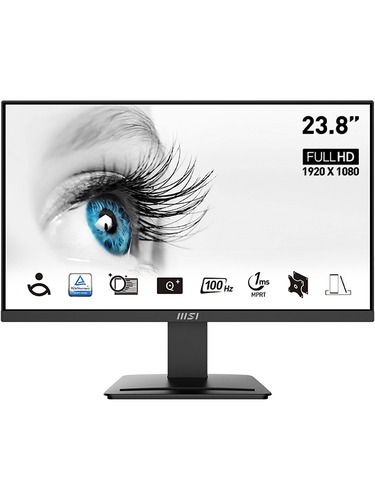 MONITOR MSI PRO MP2412 23.8" 100Hz IPS FullHD 1ms VGA/HDMI