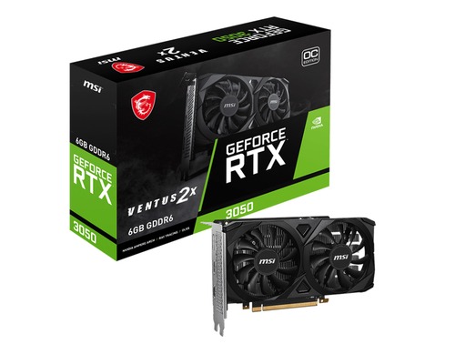MSI GEFORCE RTX 3050 VENTUS X2 OC 6GB
