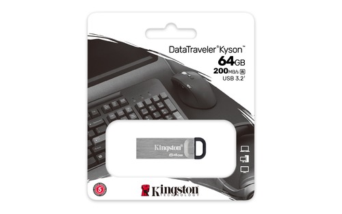 PEN DRIVE KINGSTON DTKN/64GB KYSON USB 3.2 - immagine 4