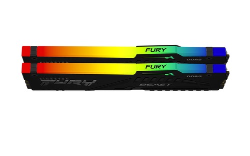 KINGSTON 2X16GB FURY BEAST RGB EX DDR5 6000 CL30 - immagine 2