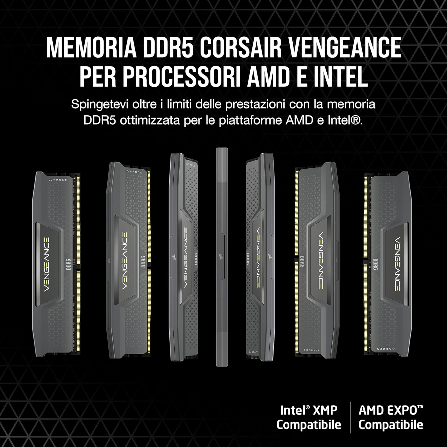 CORSAIR 2X16GB VENGEANCE DDR5 6000 CL36 - immagine 2