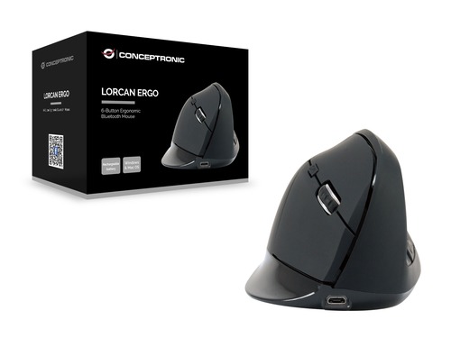 MOUSE CONCEPTRONIC VERTICALE ERGONOMICO BLUETOOTH - immagine 4