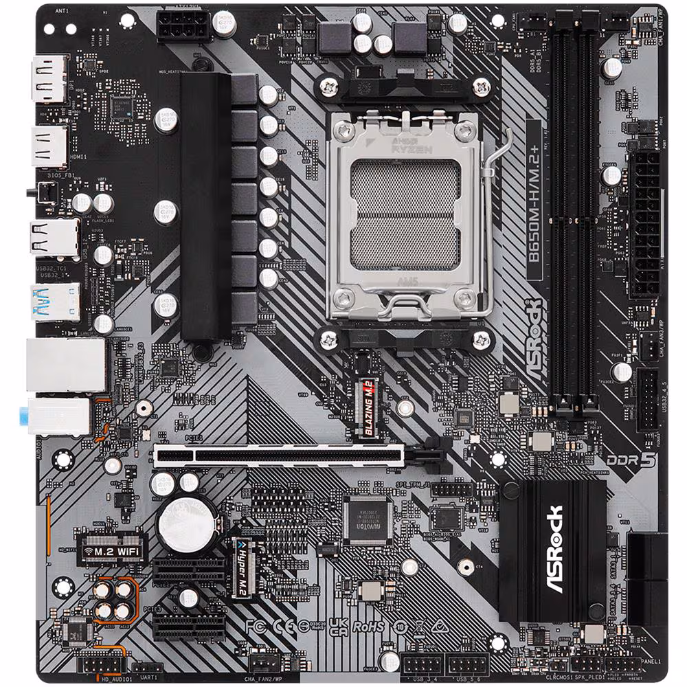 ASROCK B650M-H/M.2+ SKAM5 m-ATX - immagine 2