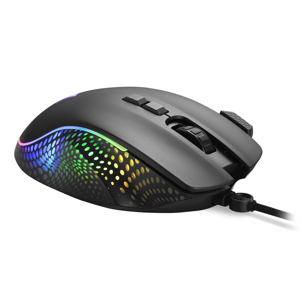 MOUSE SHARKOON SHARK FORCE 3 ARGB 12800Dpi - immagine 4