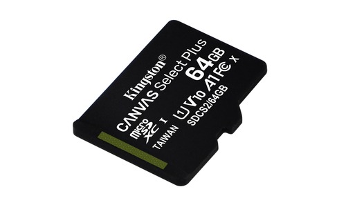 MICRO SD KINGSTON CANVAS PLUS 64GB HC 10 - immagine 4