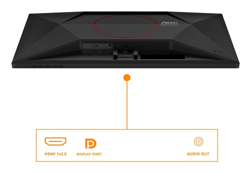 Monitor 27" AOC 27G42E IPS 180Hz FHD 1ms Adaptive Sync HDMI/DisplayPort - immagine 3