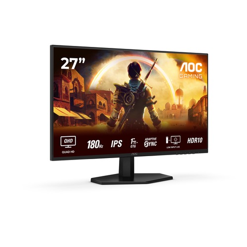 Monitor 27" AOC Q27G42XE 180Hz OC IPS QHD HDMI/DisplayPort - immagine 2