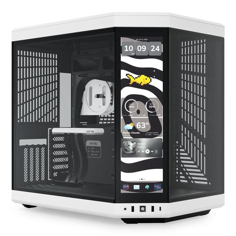 CASE HYTE Y70 INFINITE PANDA WHITE/BLACK ATX