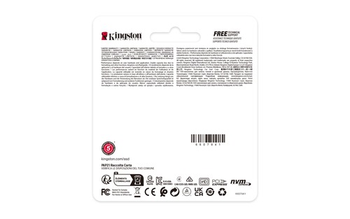 KINGSTON SSD NV3 2TB M.2 PCIe NVMe Gen 4.0 M.2 2230 - immagine 4