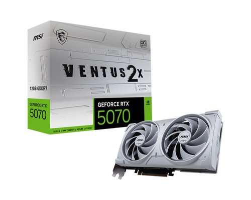 MSI GEFORCE RTX 5070 VENTUS 2X OC 12GB WHITE