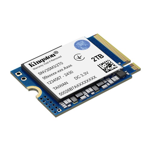 KINGSTON SSD NV3 2TB M.2 PCIe NVMe Gen 4.0 M.2 2230 - immagine 2