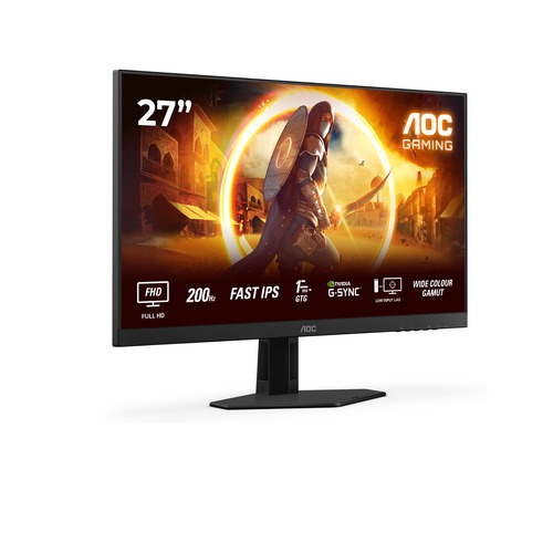 Monitor 27" AOC 27G4HRE IPS 200Hz FHD 1ms Adaptive Sync HDMI/DisplayPort - immagine 2