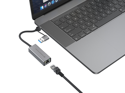 SCHEDA DI RETE CONCEPTRONIC ABBY 10/100/1000 USB 3.0/TYPE-C - immagine 3