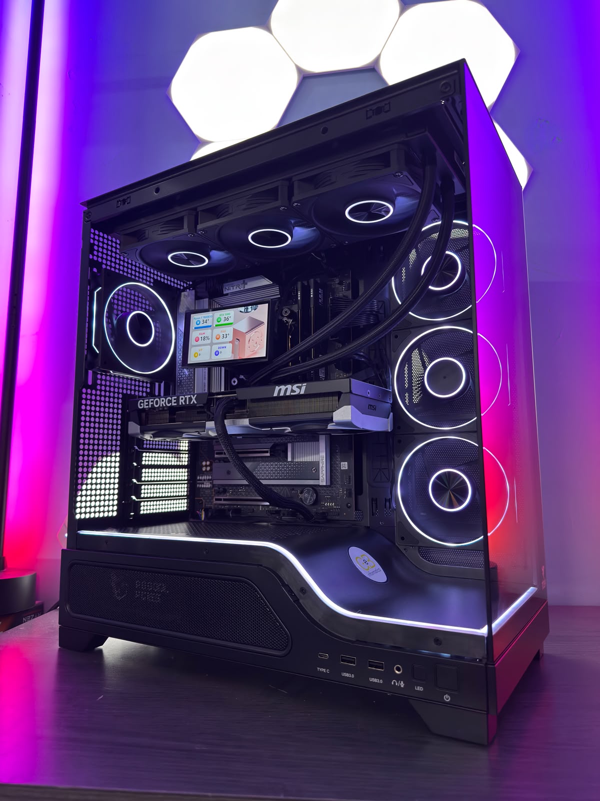 GeB GAMING DARK WAVE - RTX 5080 - immagine 4