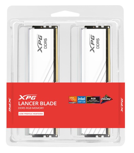 ADATA 2X24GB XPG Lancer Blade RGB DDR5 6000 CL30 WHITE - immagine 4