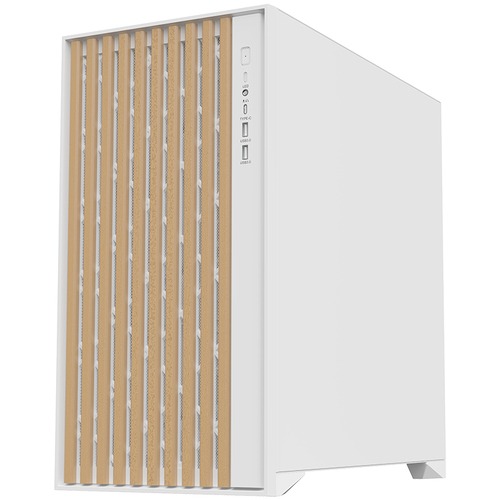 CASE ITEK WOODY WHITE USB 3.0/TYPE-C ATX - immagine 3