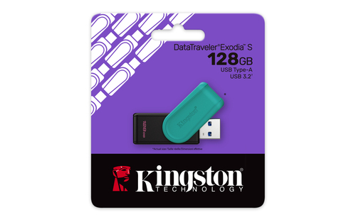 PEN DRIVE KINGSTON DTXS/128GB EXODIA S USB 3.2 - immagine 3