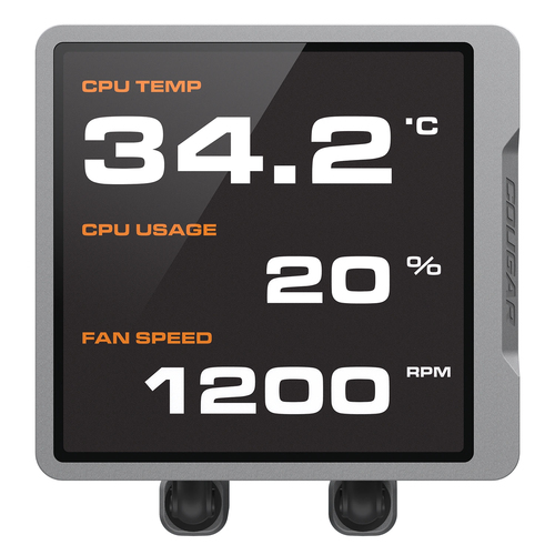 COUGAR POSEIDON VISTEK PRO 360 LCD IPS 3.9" ARGB BLACK 360mm - immagine 4