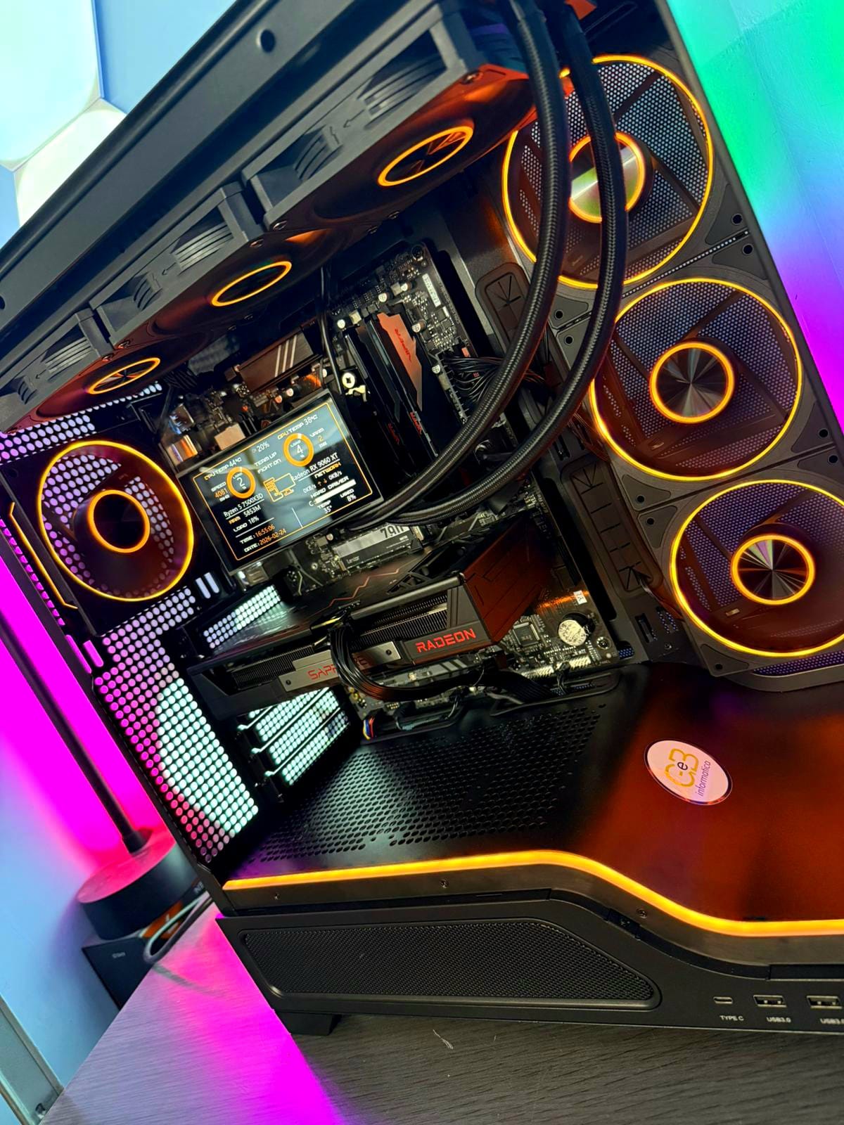 GeB GAMING THERMORA - RX 9060 XT 16GB - immagine 3