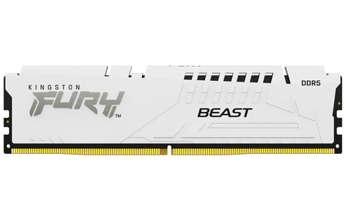 KINGSTON 2X16GB FURY BEAST EXPO/XMP DDR5 6000 CL30 WHITE - immagine 3