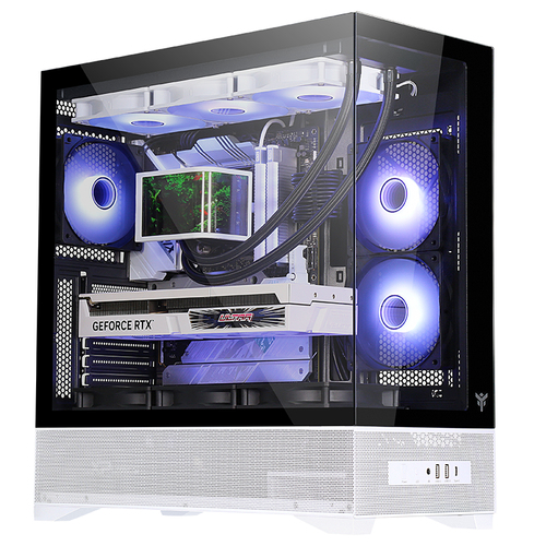 CASE ITEK SHOWBUI 37BW ARGB BLACK/WHITE USB 3.0 ATX