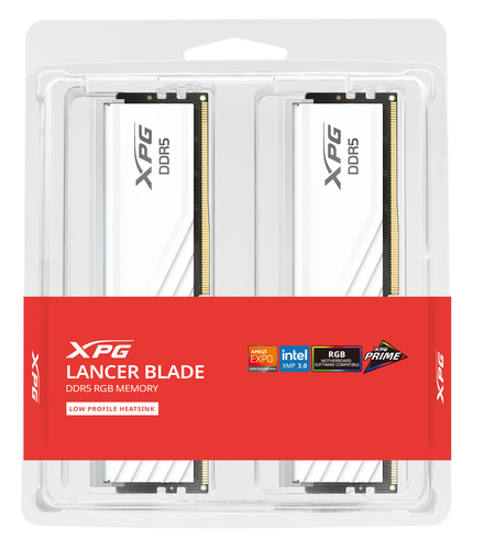 ADATA 2X24GB XPG Lancer Blade RGB DDR5 6000 CL30 WHITE - immagine 4