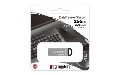 PEN DRIVE KINGSTON DTKN/256GB KYSON USB 3.2 - immagine 4