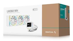 DEEPCOOL LM360 LCD 2.4" ARGB WHITE 360mm