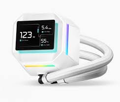 DEEPCOOL LM360 LCD 2.4" ARGB WHITE 360mm - immagine 3