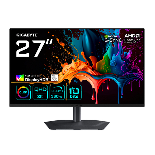 MONITOR GIGABYTE MO27Q3 QHD OLED 27" 360Hz 0.03ms