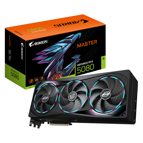GIGABYTE RTX 5080 AORUS MASTER OC 16GB