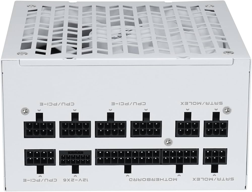 ALIMENTATORE SAMA G1000 1000W 80+ GOLD ATX 3.1 PCIe 5.1 FULL MODULAR WHITE - immagine 3