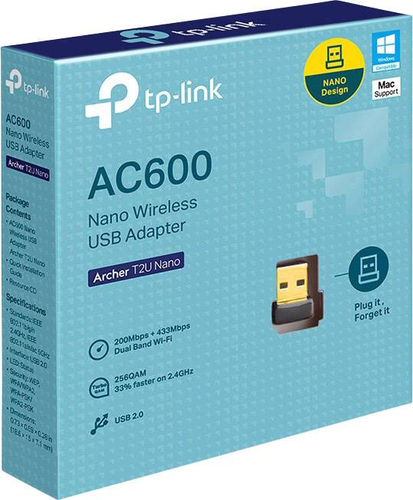 TP-LINK ARCHER T2U NANO AC600 W/L USB 2.0 - immagine 2