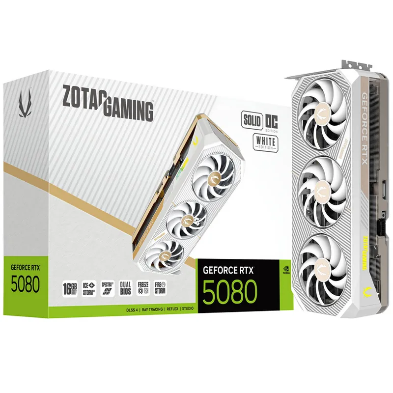 ZOTAC RTX 5080 SOLID OC WHITE 16GB