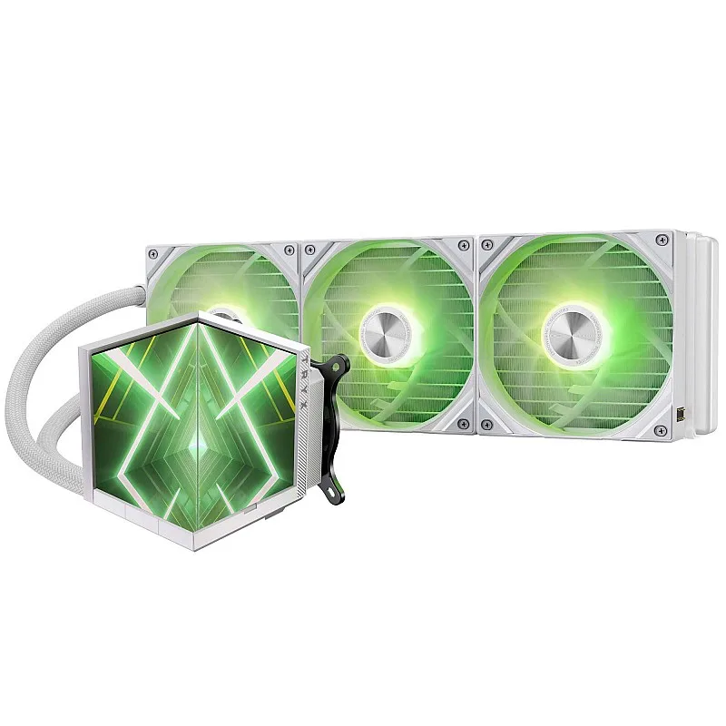 TRYX STAGE 360 ARGB DUAL DISPLAY IPS LCD 360mm WHITE