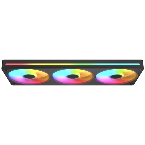 KIT VENTOLE COUGAR UNI360-FB ARGB BLACK 12X12 - immagine 2