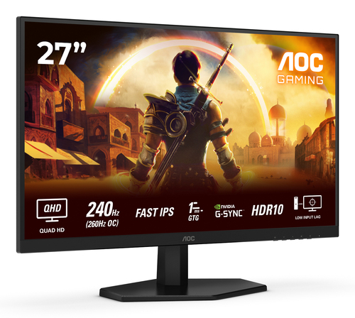 Monitor 27" AOC Q27G42ZE 260Hz OC IPS QHD 0,3ms HDMI/DisplayPort - immagine 2