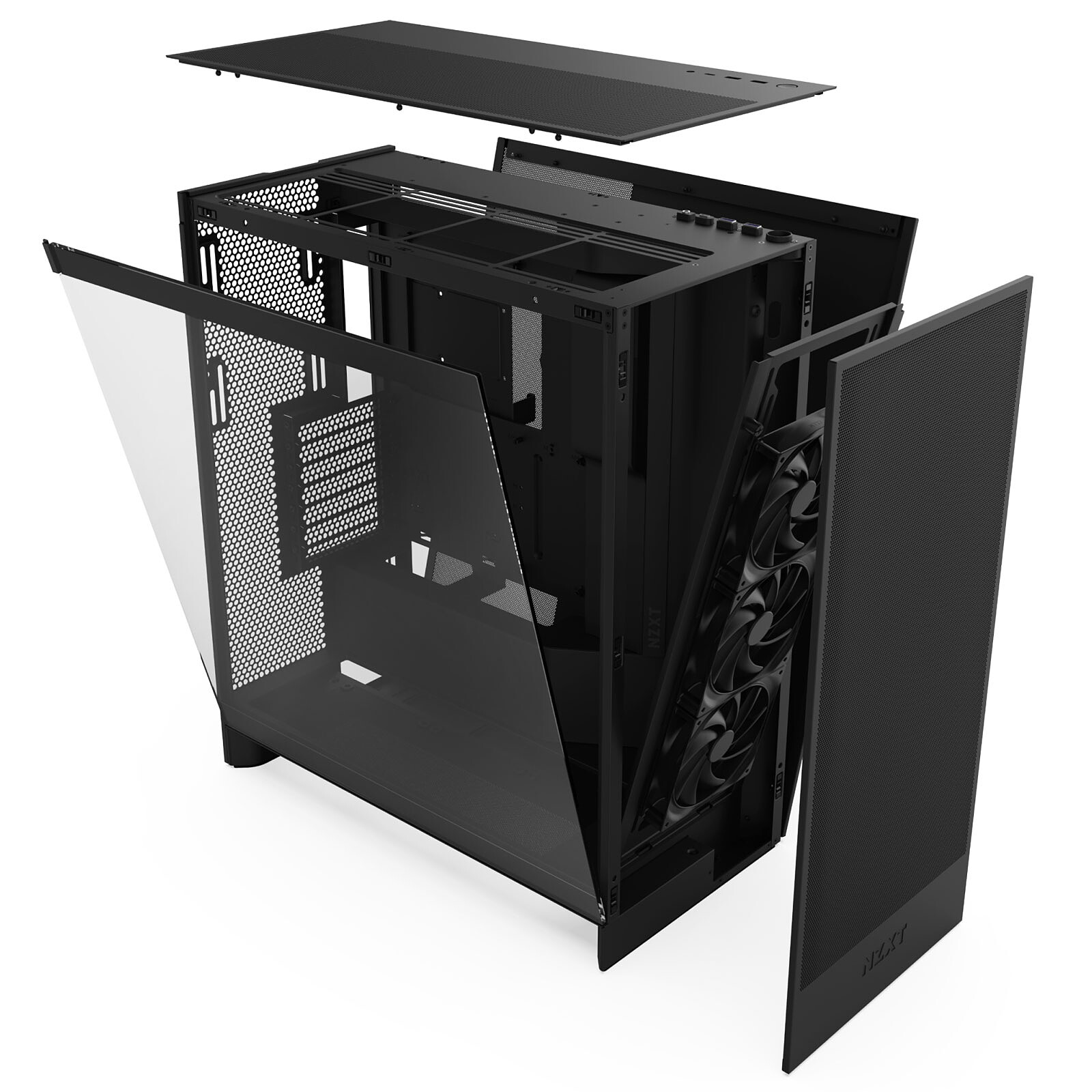 CASE NZXT H7 FLOW RGB BLACK - immagine 2
