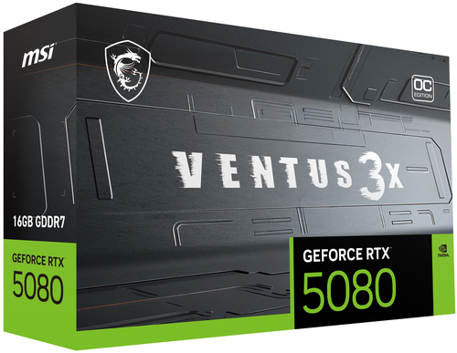 MSI GEFORCE RTX 5080 VENTUS 3X OC 16GB - immagine 2