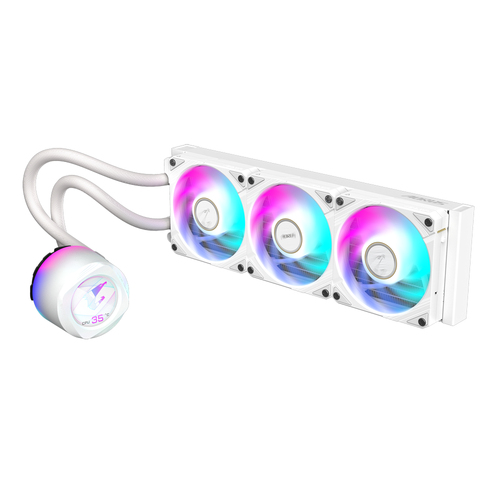 GIGABYTE AORUS WATERFORCE X II 360I ARGB WHITE 360mm - immagine 2
