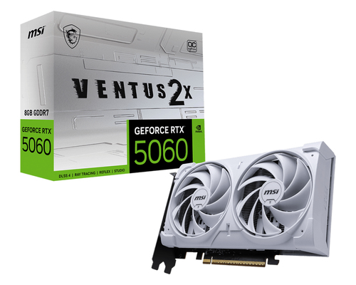 MSI GEFORCE RTX 5060 VENTUS 2X OC WHITE 8GB