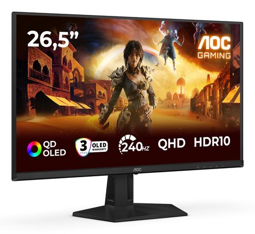 Monitor 26.5" Q27G41ZDF QD-OLED 240Hz QHD 0,03ms HDMI/DisplayPort - immagine 2
